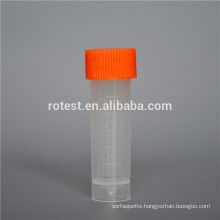 plastic 5ml cryo tube cryovial sample